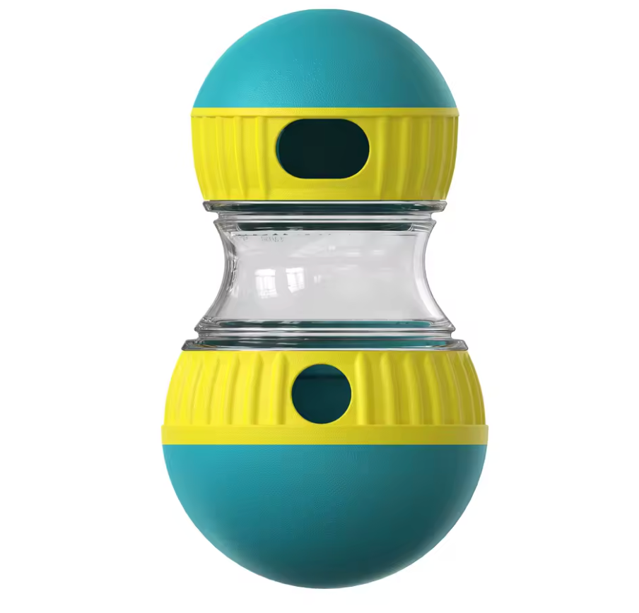 Pet Dog Treat Dispenser Toy For Small, Medium, Large Dogs. Interactive Leaking Food Toy. Adjustable Slow Feeder Training Beagle Cat