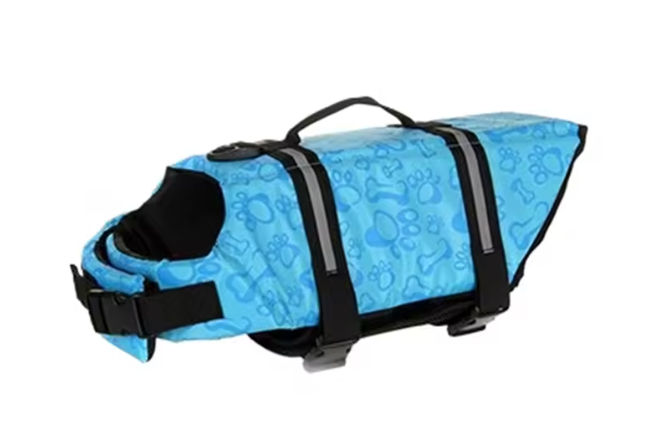 Summer Dog Life Jacket Reflective Adjustable Large Dogs Swimwear Safety Vest Surfing Sailboat Enhanced Buoyancy Pet Lifejackets