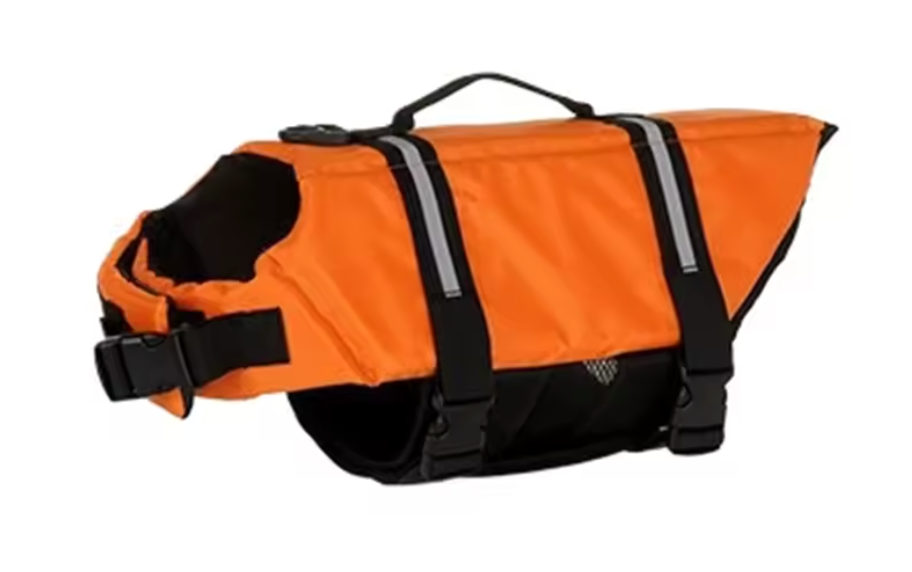 Summer Dog Life Jacket Reflective Adjustable Large Dogs Swimwear Safety Vest Surfing Sailboat Enhanced Buoyancy Pet Lifejackets